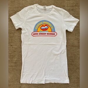 Bella+Canvas Women’s White Short Sleeve Fitted T-shirt Karbach Brewing Size S